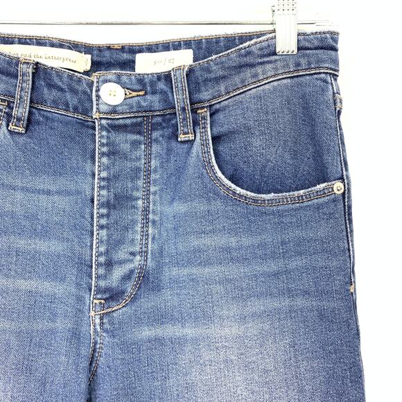 Pilcro and the Letterpress Jeans Women's Size 27 High-Rise Sequined Flare *READ - Picture 3 of 8